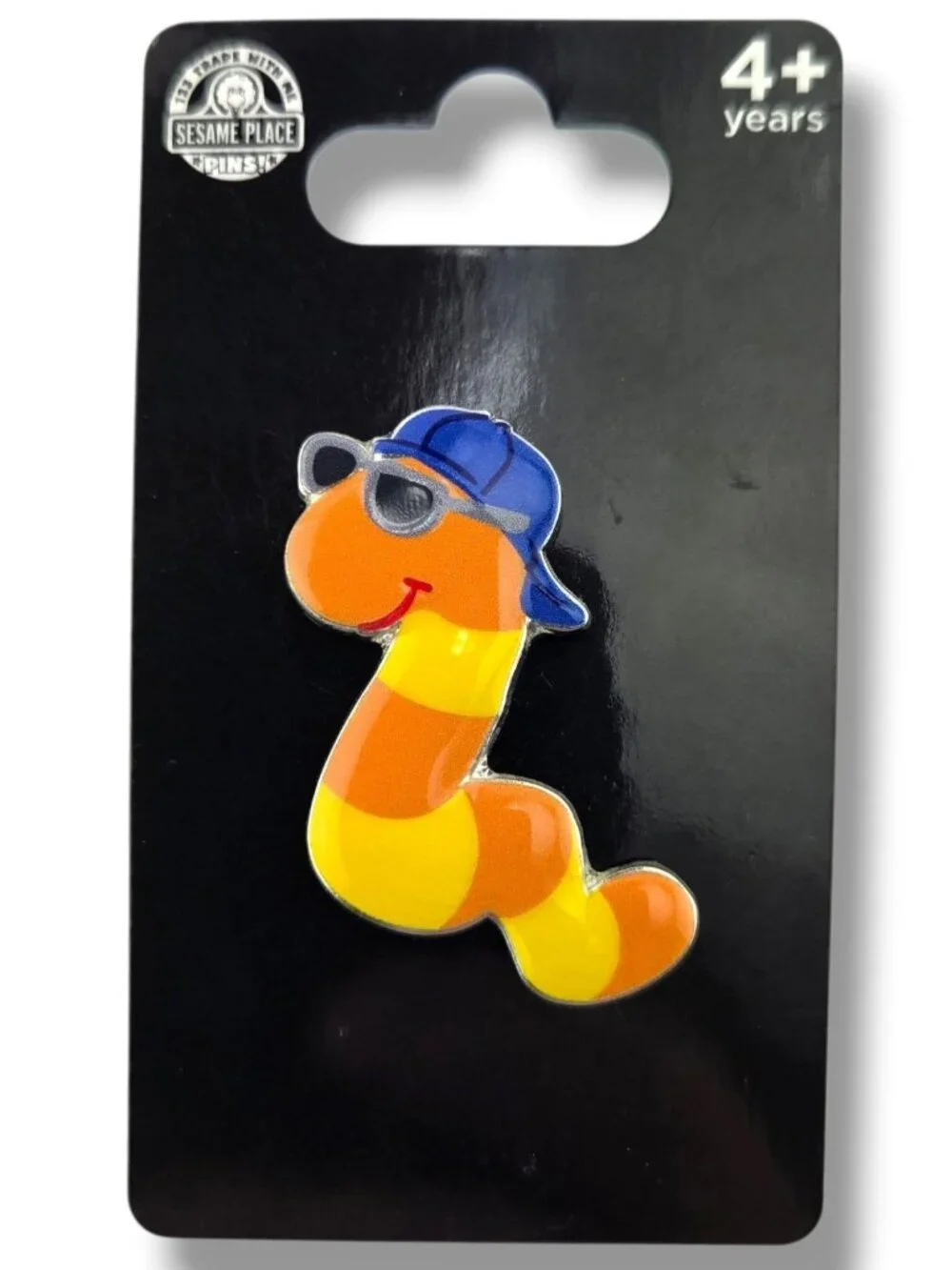 Rare SLIMEY the WORM Pin Sesame Place Exclusive Oscar the Grouch pal
